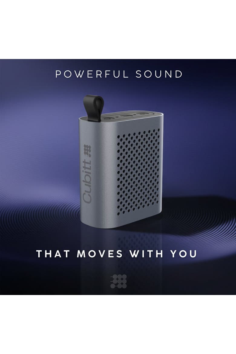 Mini Bluetooth Speaker, Portable Wireless with Bass Boost, Waterproof, Alternate, color, Gun Metal