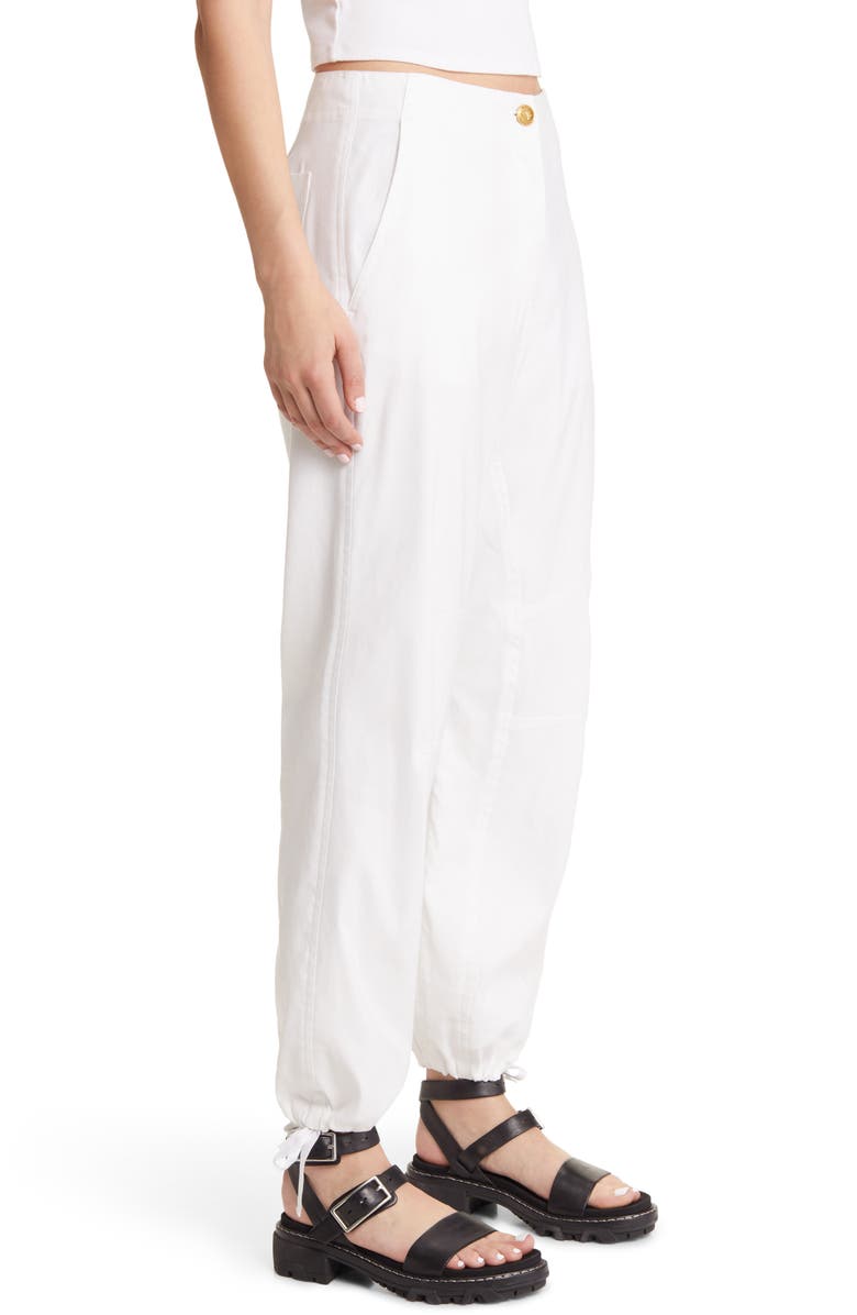 rag & bone Dawn Linen Blend Ankle Pants, Alternate, color, 
