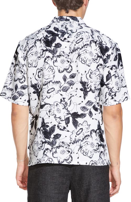 Civil Society Sonicur Textured Camp Shirt In White