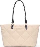 MZ Wallace Medium Madison East/West Quilted Nylon Tote