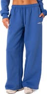 EDIKTED Breanna Low Rise Wide Leg Sweatpants