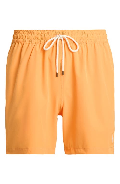 Polo Ralph Lauren Traveler Recycled Polyester Shorts In Key West Orange