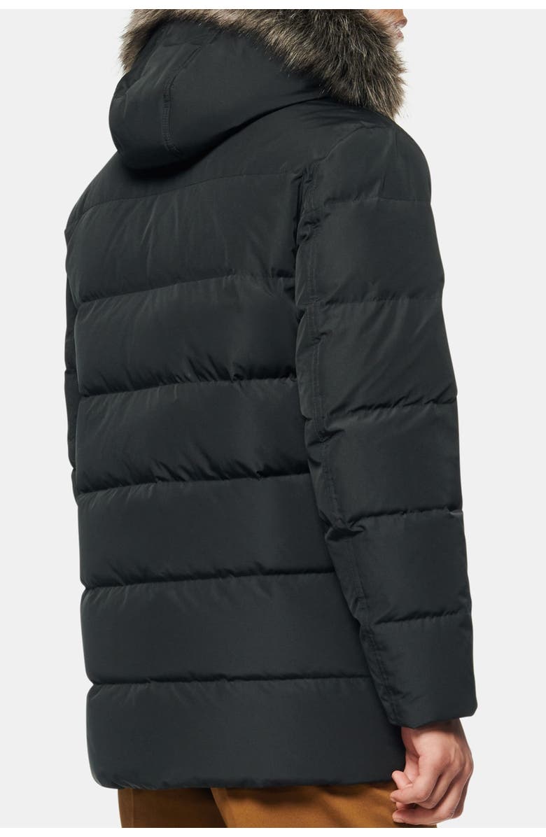 Andrew Marc Fullarton Faux Fur Trim Jacket, Alternate, color,