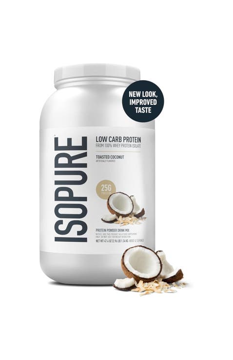 Low Carb Pure Whey Isolate Protein Powder Toasted Coconut