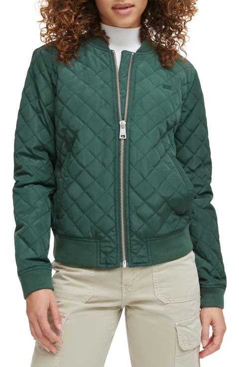 ® Quilted Bomber Jacket