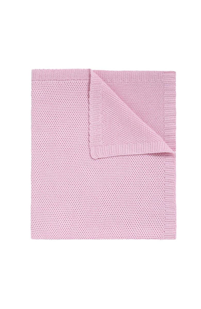 Nellapima Honeycomb Knit Blanket - Baby, Alternate, color, Blue