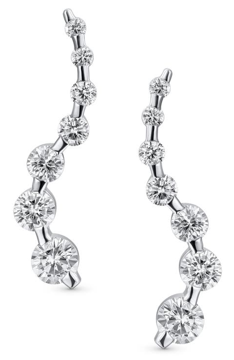 Graduated CZ Earrings