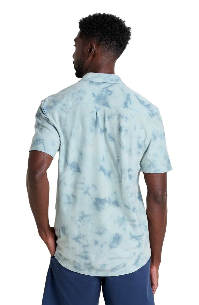 Toad & Co Men's Yerba Short Sleeve Shirt, Alternate, color, Mineral Tie Dye