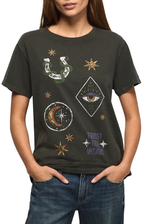 Trust the Vision Graphic Boyfriend T-Shirt