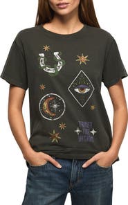 Lucky Brand Trust the Vision Graphic Boyfriend T-Shirt