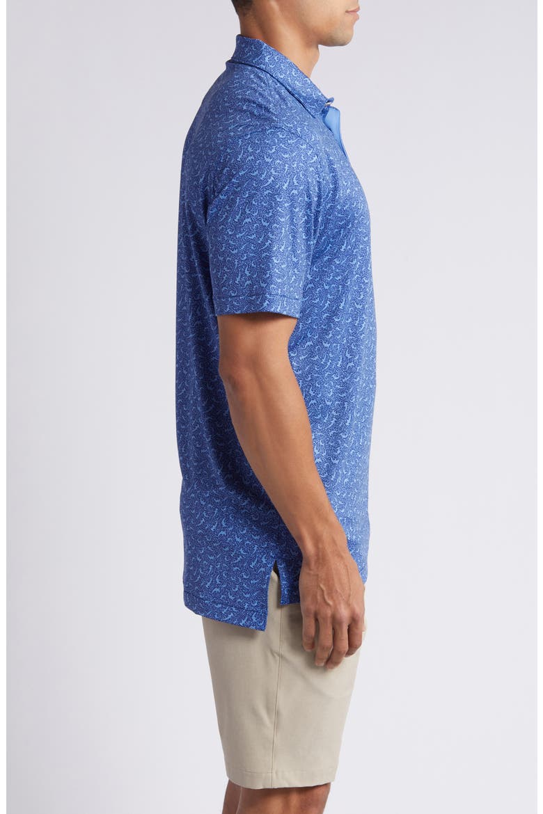 Hammer Time Shark Print Performance Golf Polo (Men) | Nordstromrack