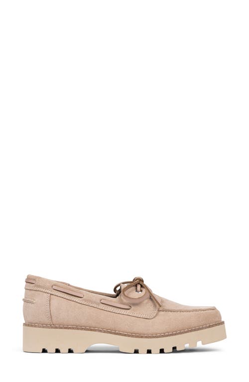 Donald Pliner Lug Sole Boat Shoe In Rosette