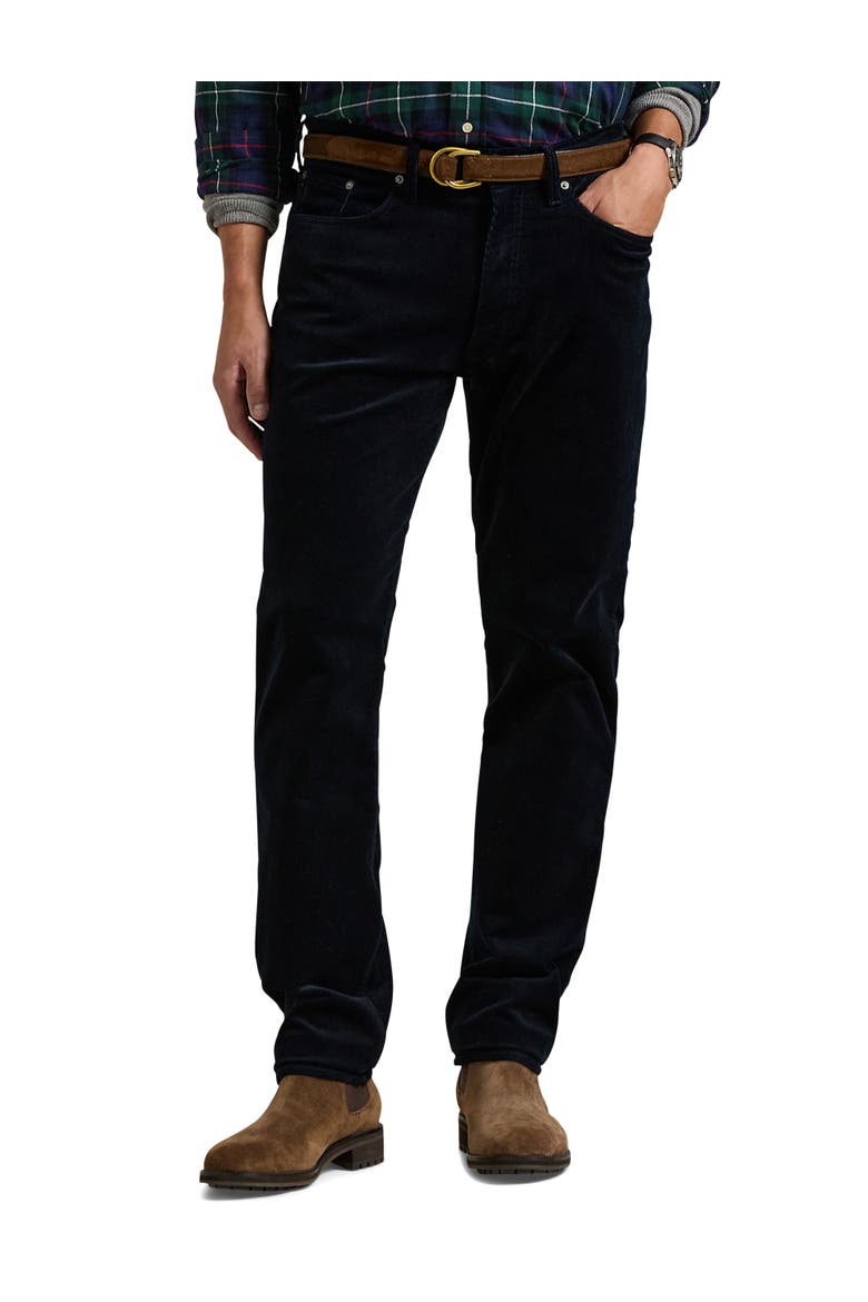 Big & Tall Stretch Corduroy Pants, Main, color, AVIATOR NAVY