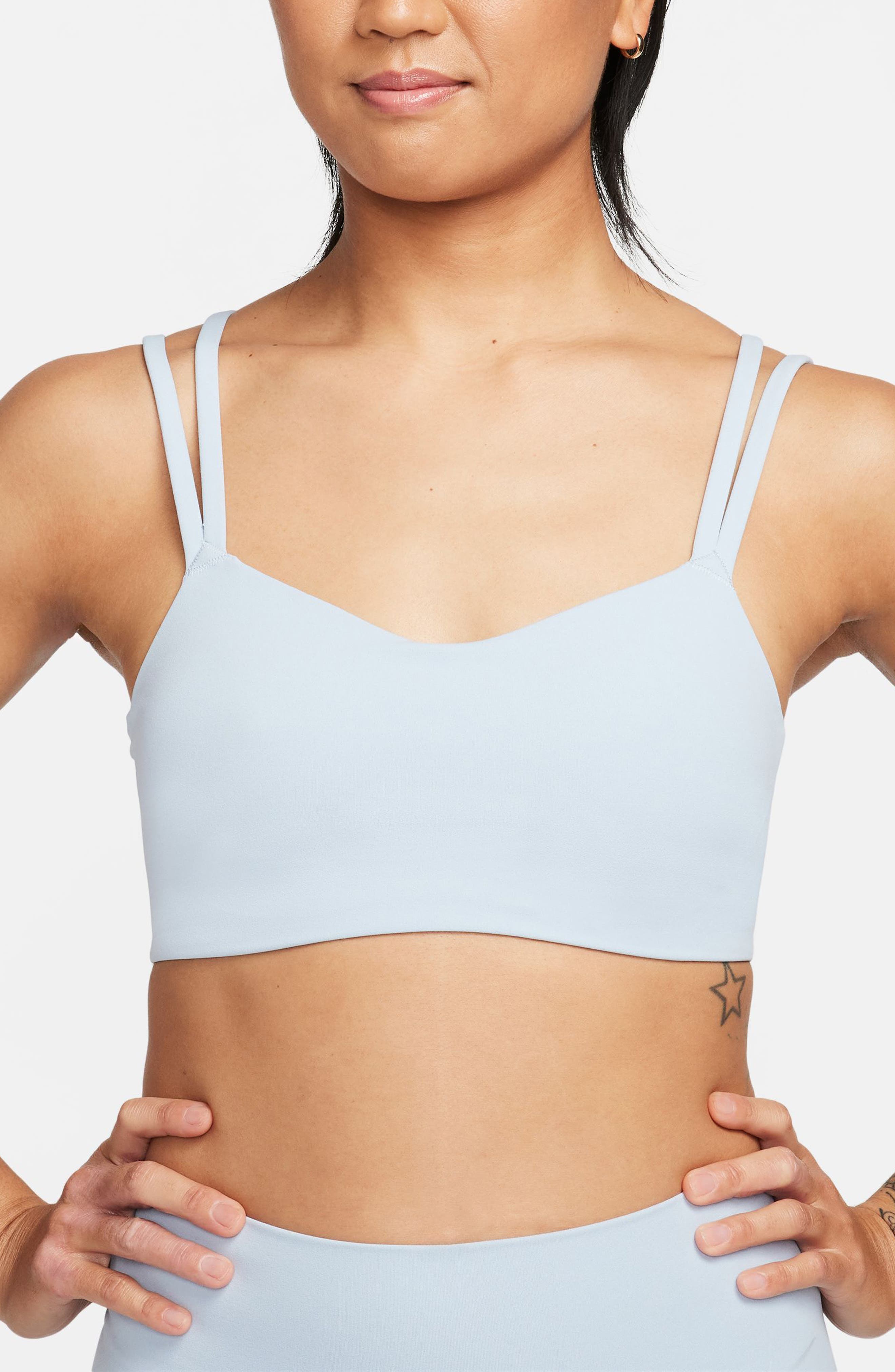 Nike Zenvy Strappy Light-Support Padded Sports Bra