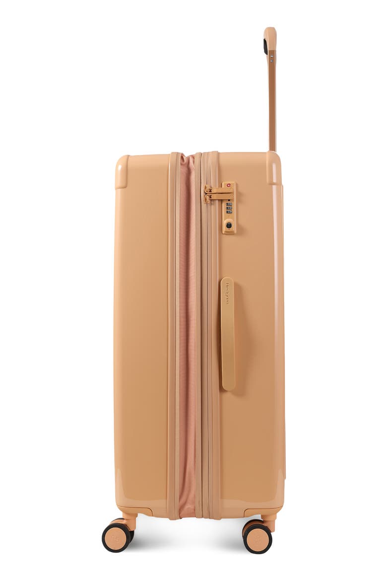 Nostos Glossy Large Spinner Suitcase, Alternate, color, NECTAR