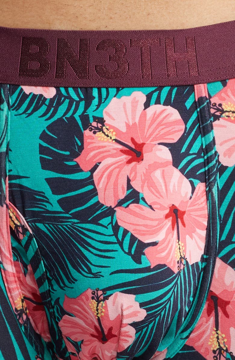 BN3TH Classic Icon Boxer Briefs, Alternate, color, Hibiscus Bloom-Zesty