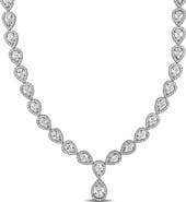 Julianna B. Cubic Zirconia Teardrop Necklace