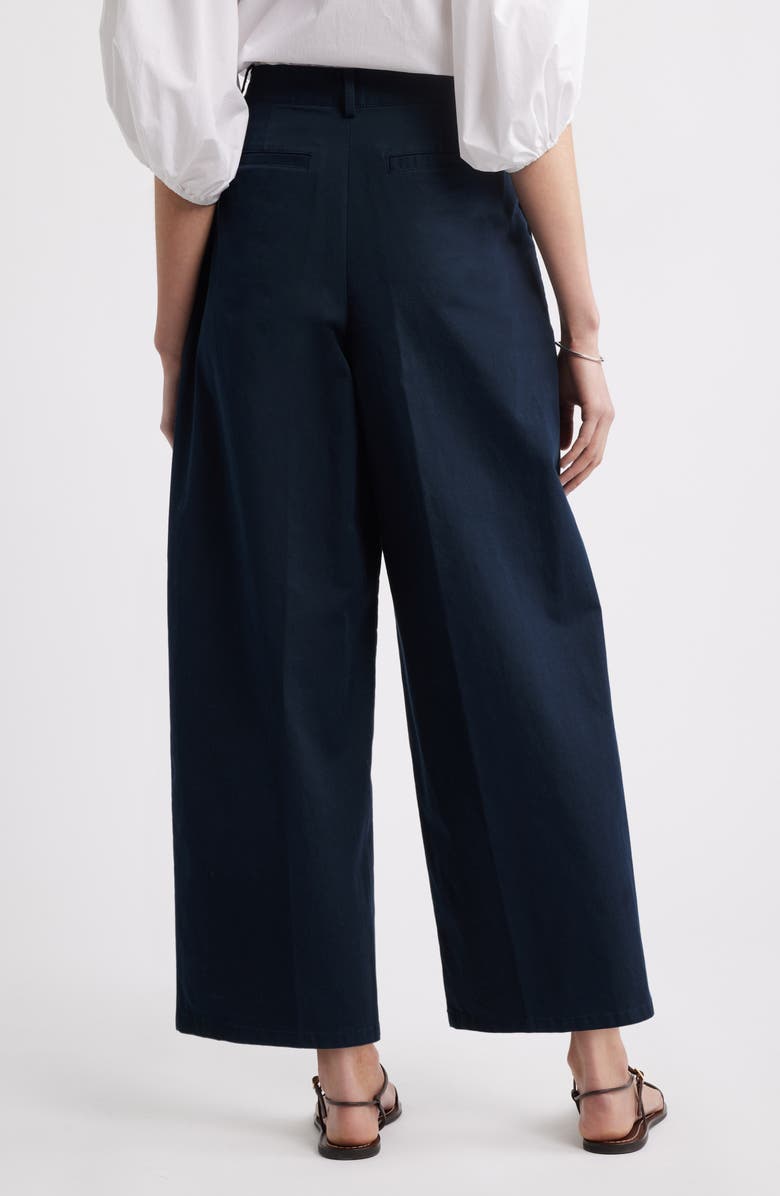 Nordstrom Pleat Front Chinos, Alternate, color, Navy Night