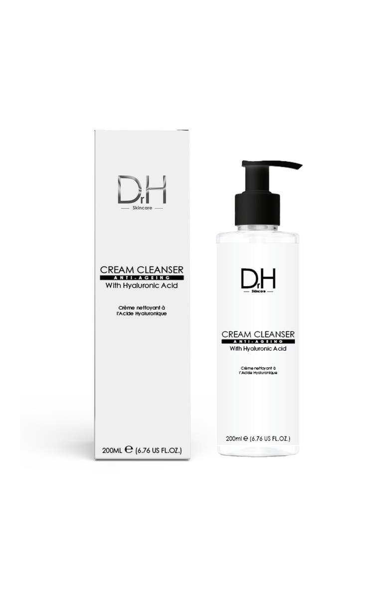 Dr H Cream Cleanser with Hyaluronic Acid 200ml, Alternate, color, 