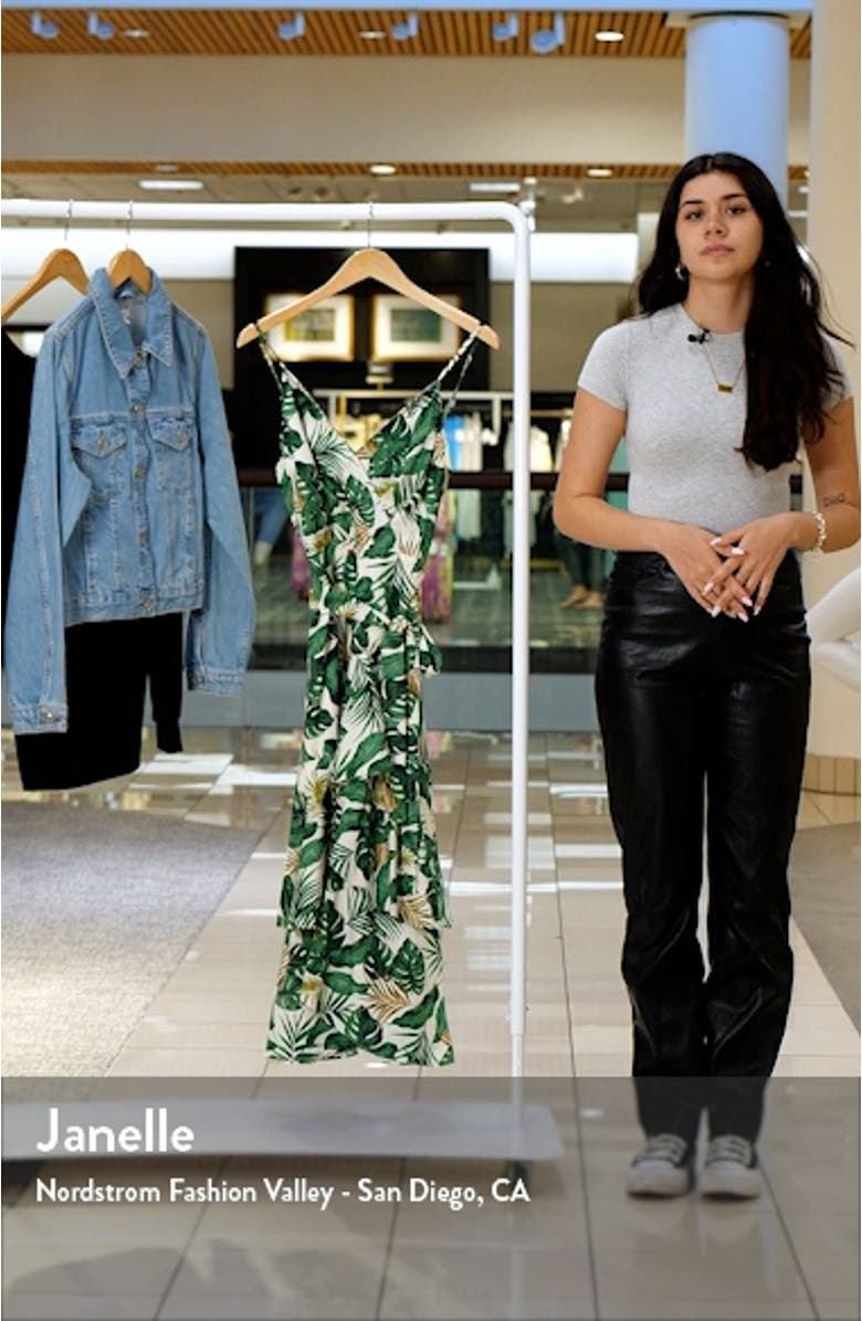 Ruffle Faux Wrap Sundress, sales video thumbnail