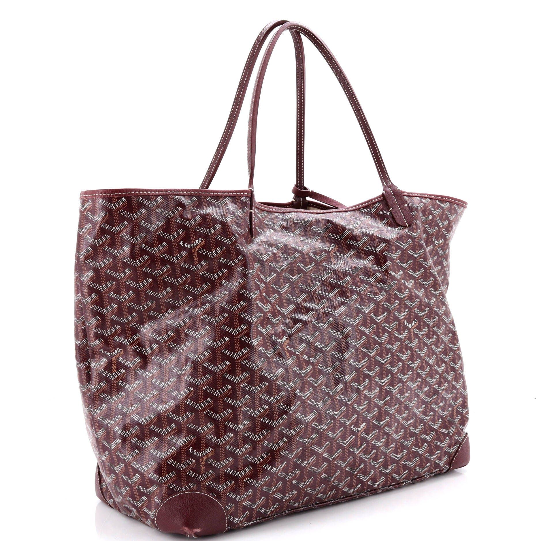 Pre-Owned Goyard Artois Tote Coated Canvas MM, Alternate, color, Red