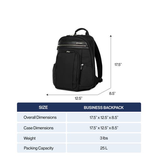 Travelpro Platinum Elite Laptop Travel Backpack In True Navy Blue