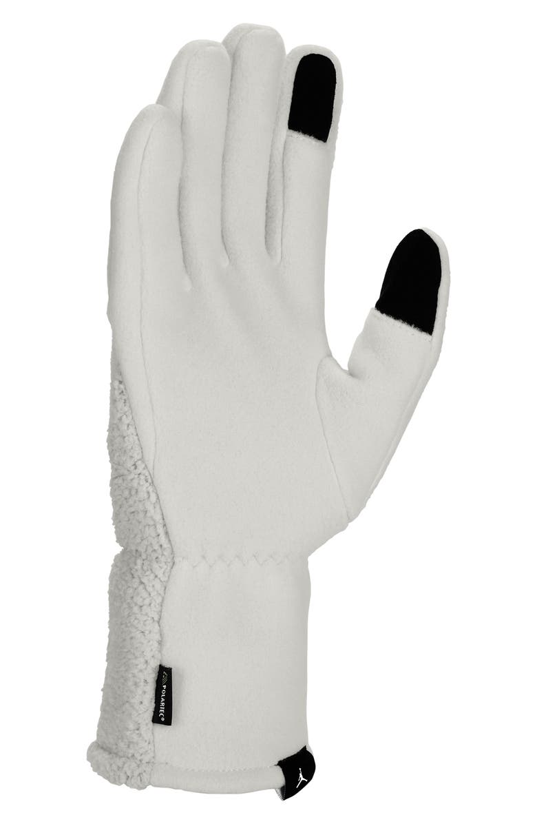 Jordan Polartec<sup>®</sup> Fleece Tech Gloves, Alternate, color, Light Orewood/Off Noir