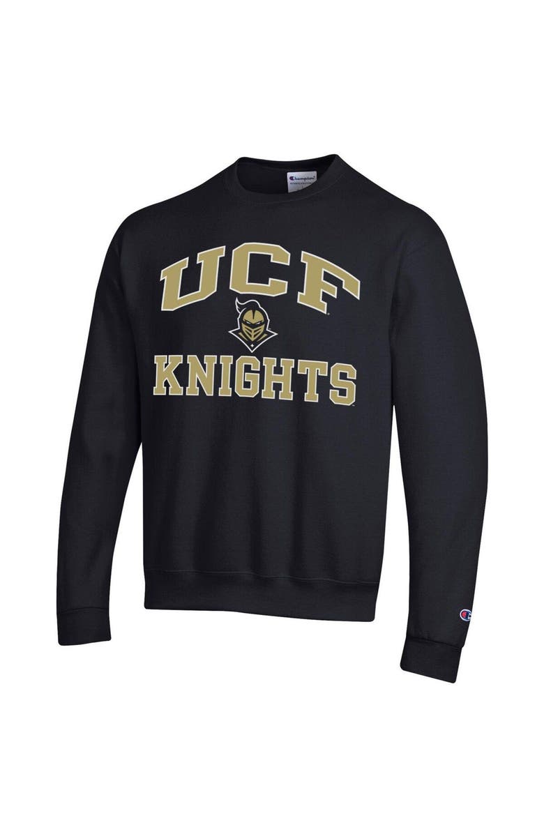 Champion Men's Champion Black UCF Knights High Motor Pullover Sweatshirt, Alternate, color, Black