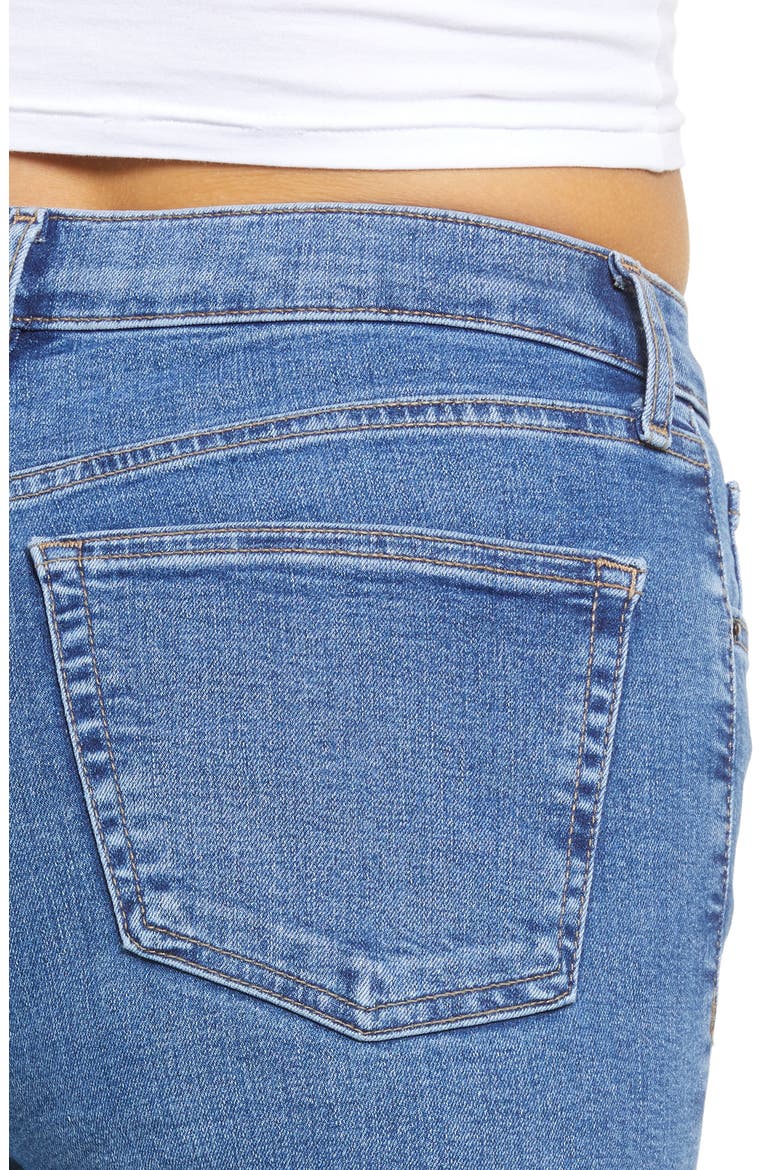 Jamie Ripped Ankle Skinny Jeans, Alternate, color, MID DENIM