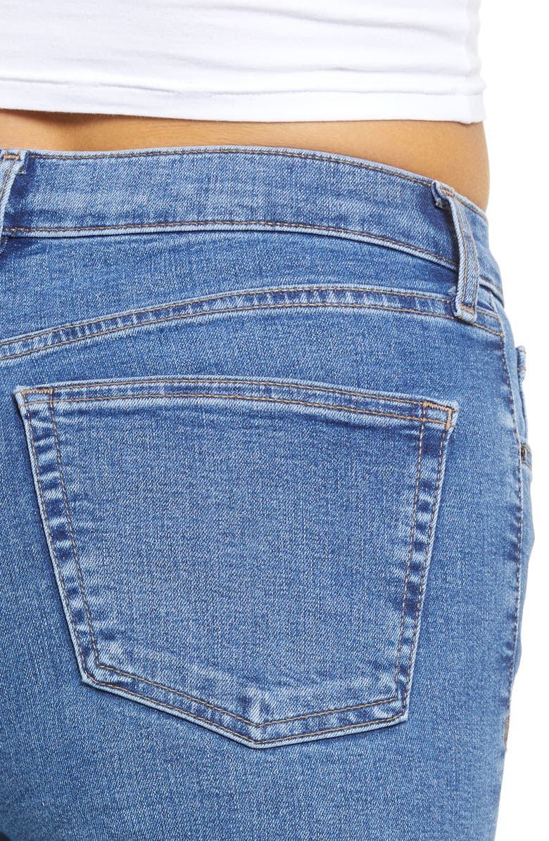 Topshop Jamie Ripped Ankle Skinny Jeans, Alternate, color,