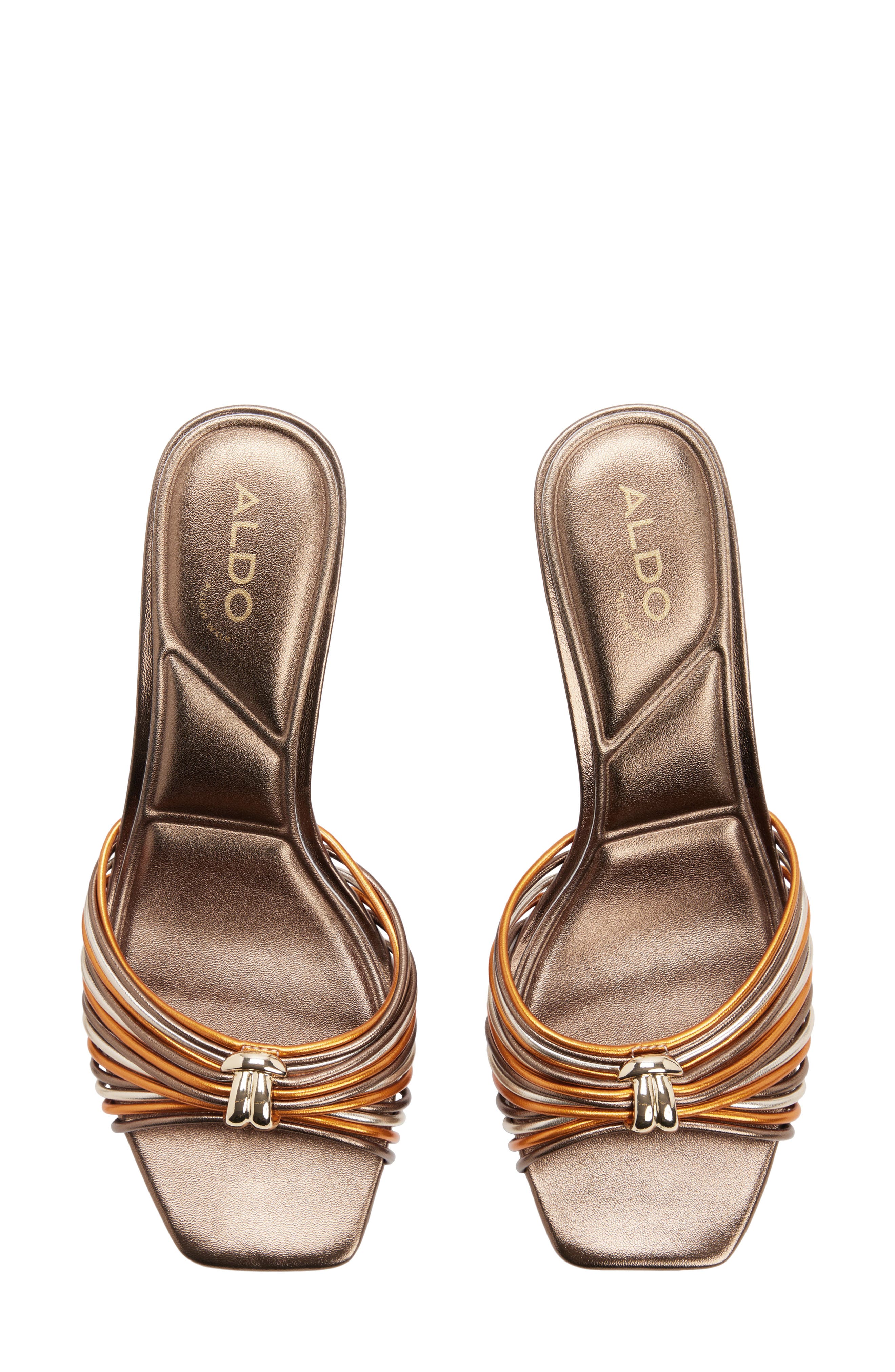 Arianna Slide Sandal, Alternate, color, BRONZE