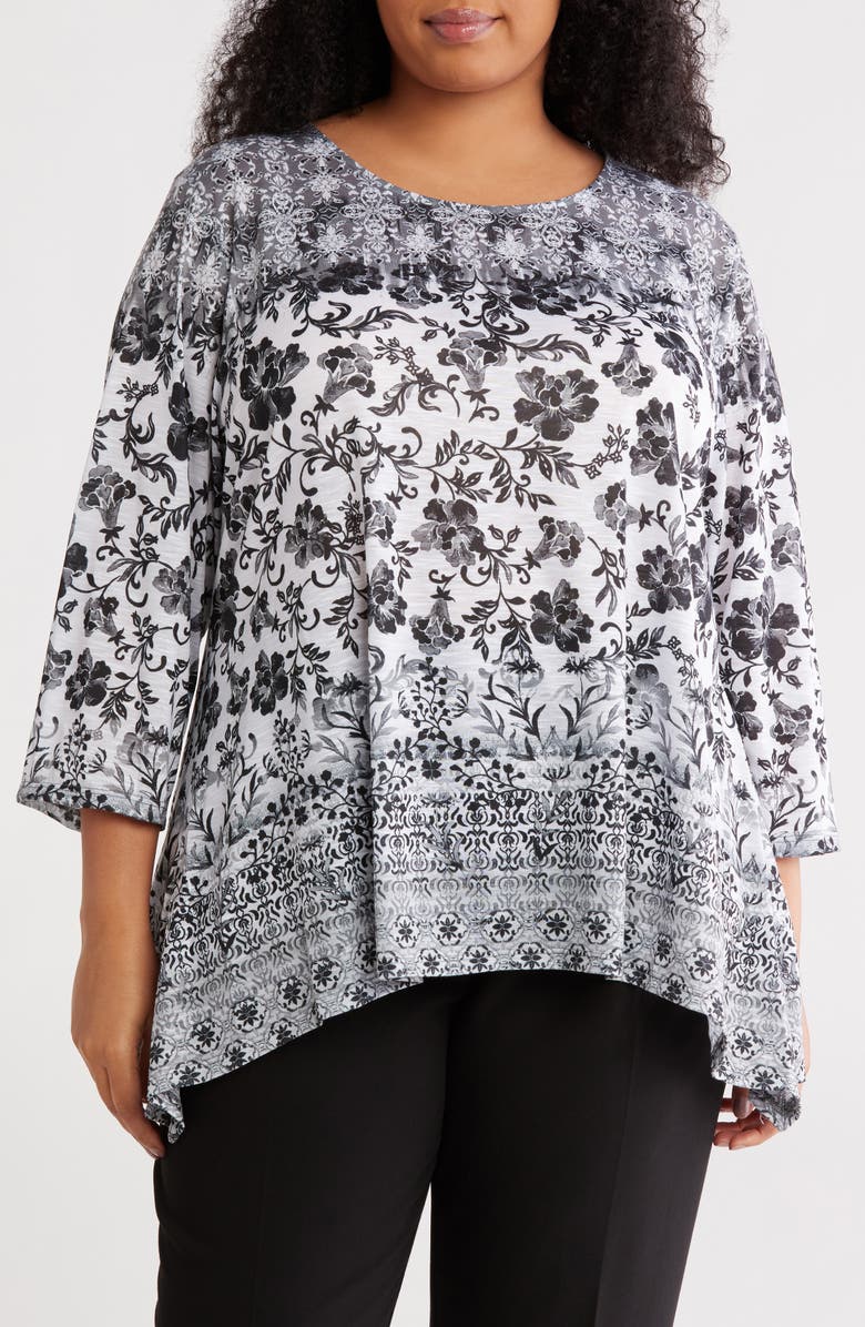 RUBY RD Long Sleeve Tunic Top, Main, color,