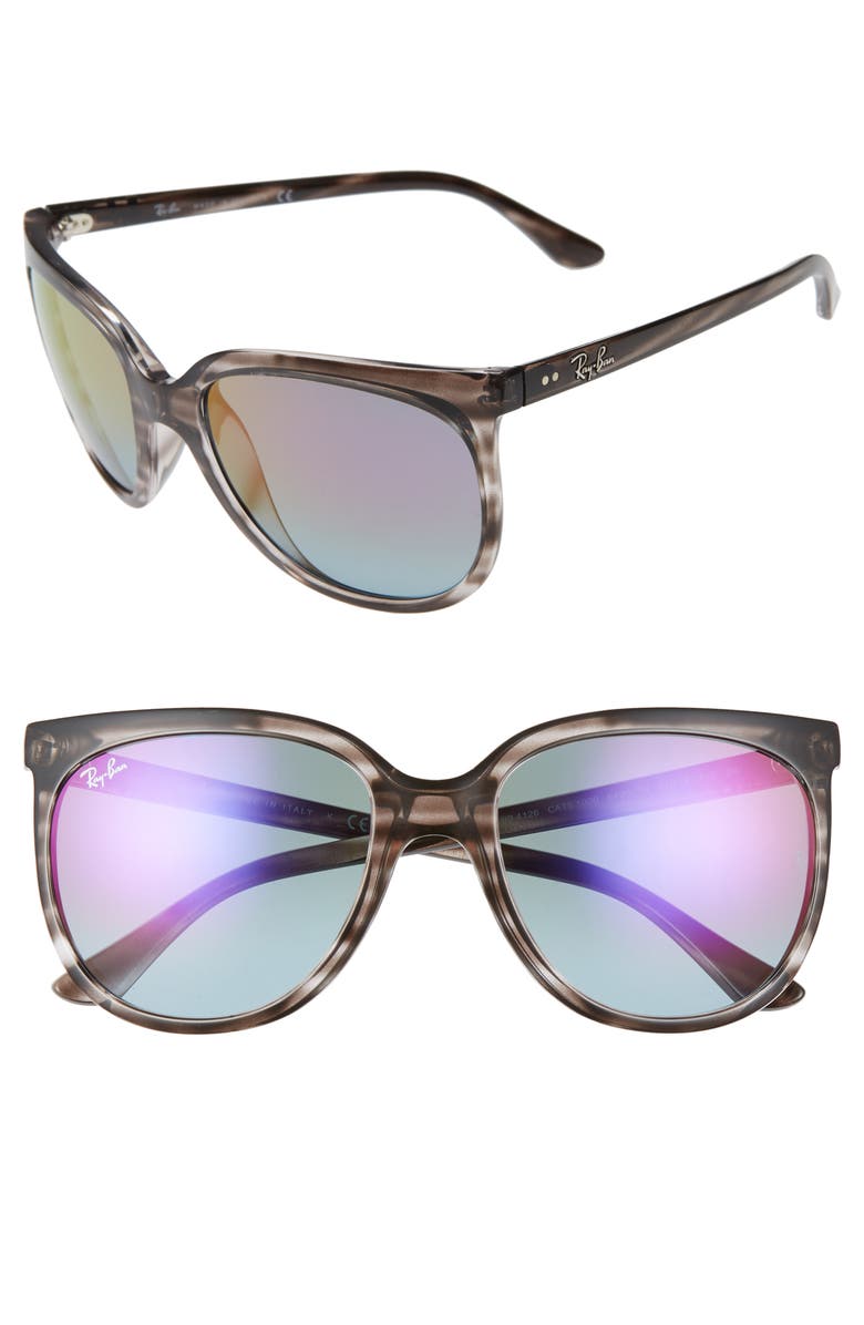 Ray-Ban 57mm Cat Eye Sunglasses, Main, color,