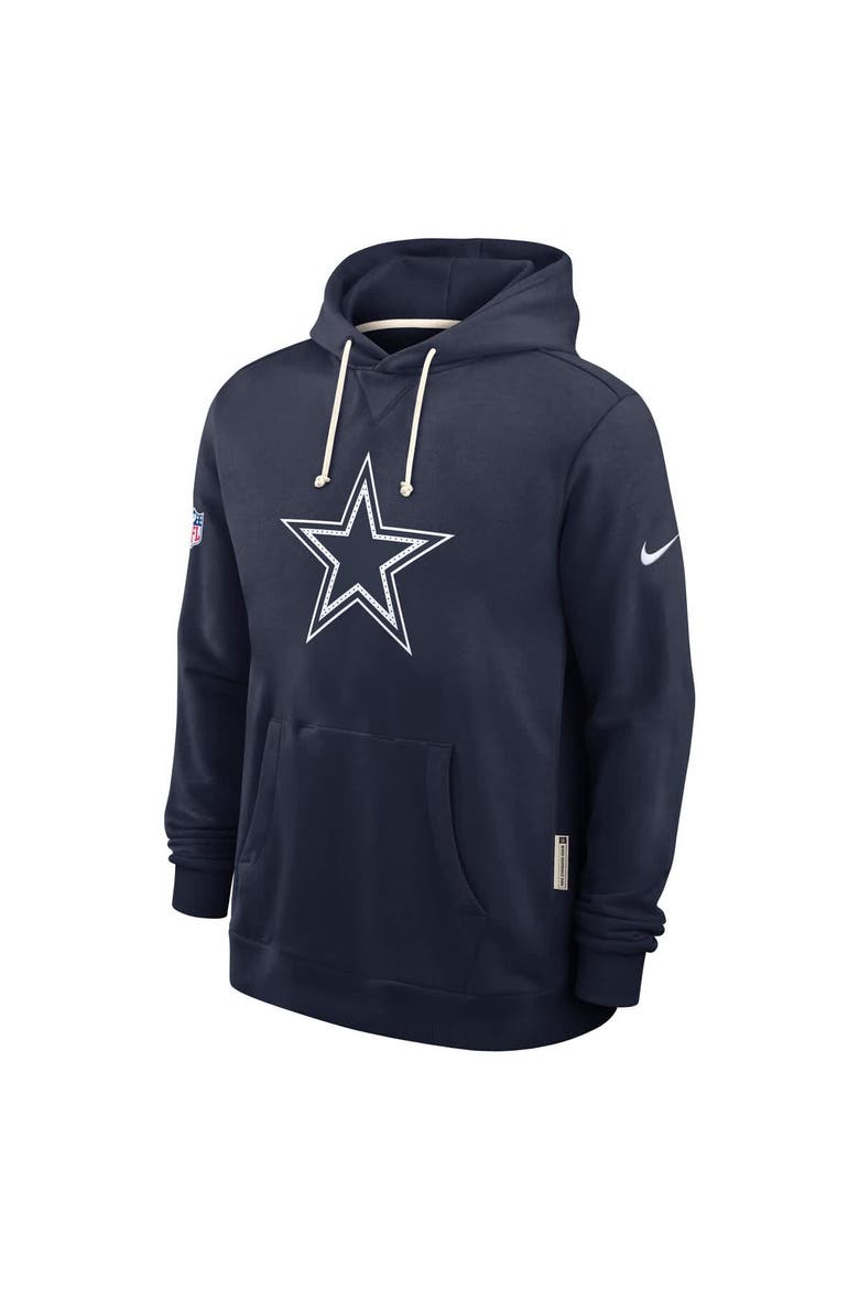 Men's Nike Navy Dallas Cowboys Sideline Initial Home Performance Pullover Hoodie, Alternate, color, Navy