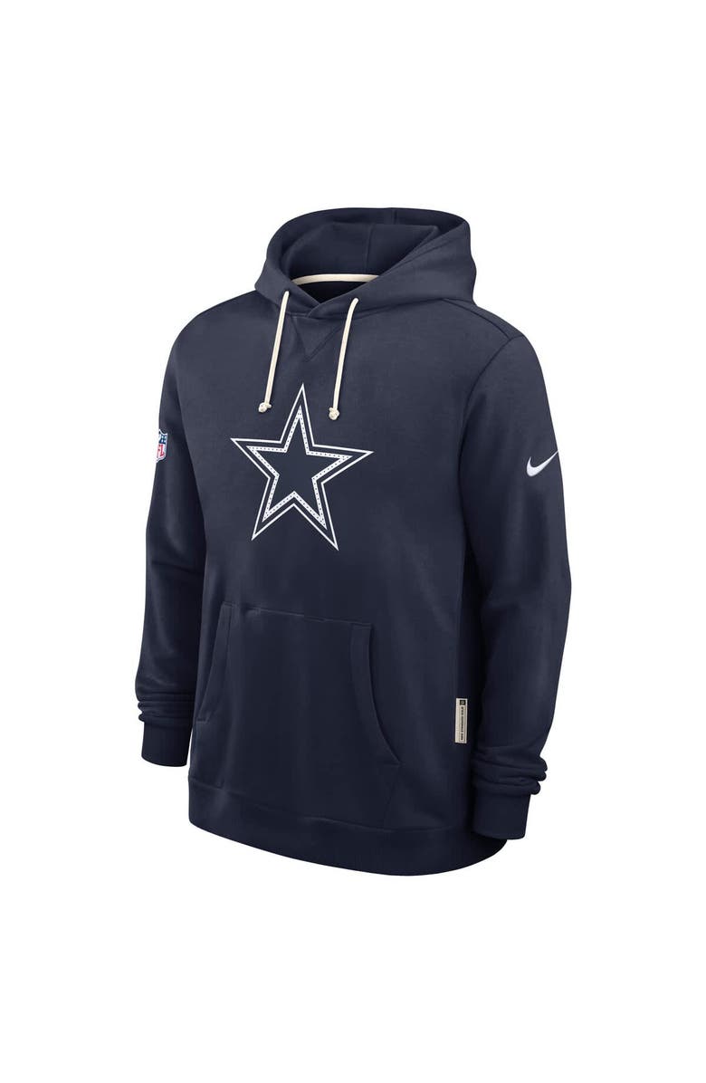 Nike Men's Nike Navy Dallas Cowboys Sideline Initial Home Performance Pullover Hoodie, Alternate, color, Navy