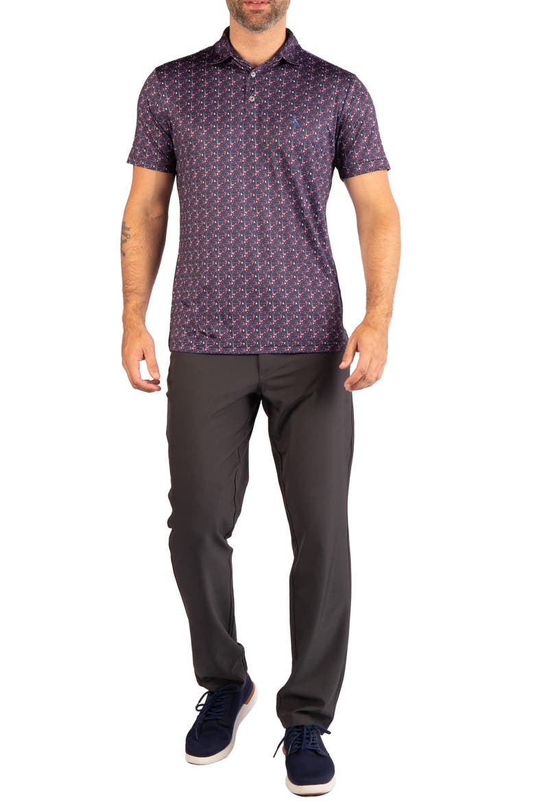 Holiday Hole in One Performance Polo, Alternate, color, NAVY