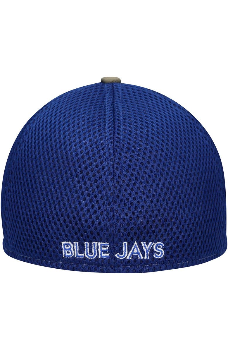 New Era Men's New Era Camo Royal Team Neo 39THIRTY Flex Hat, Alternate, color,