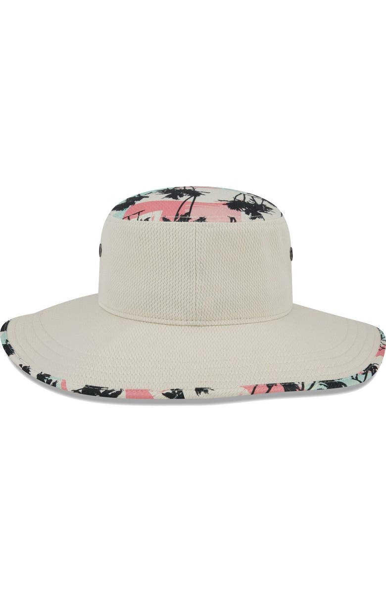 New Era Men's New Era Natural Oakland Athletics Retro Beachin' Bucket Hat, Alternate, color, Natural