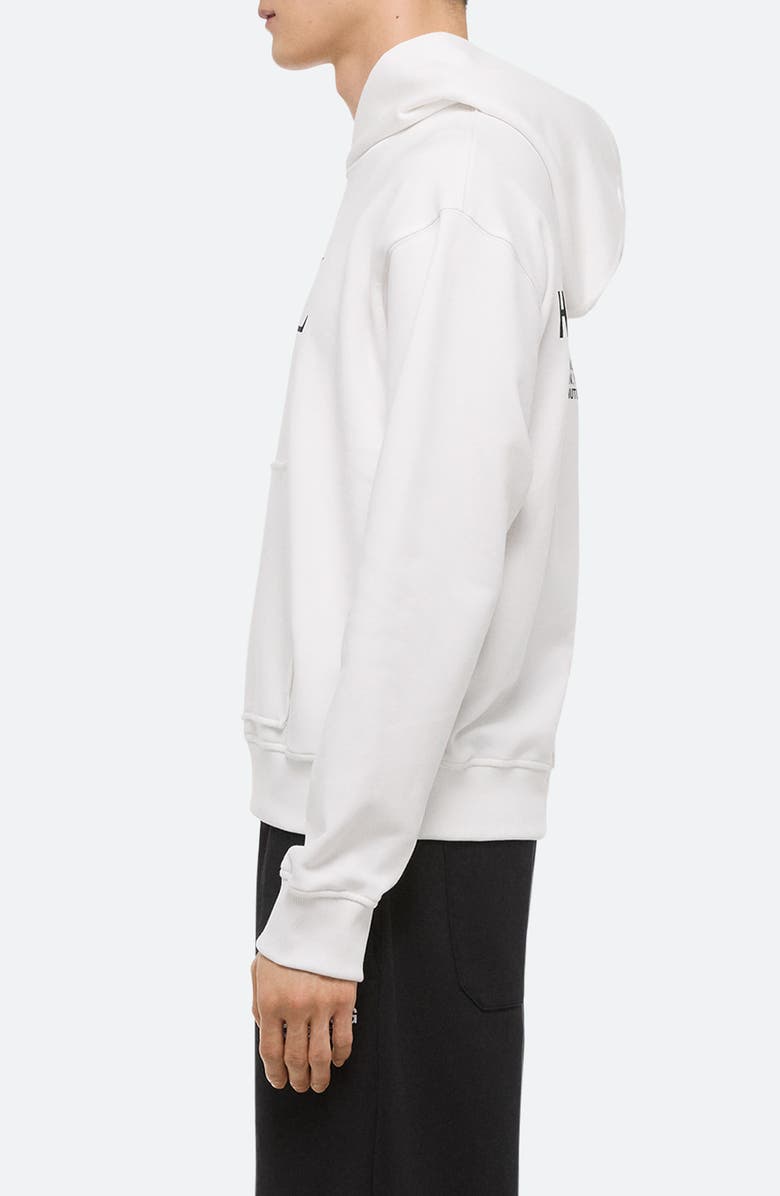 Helmut Lang Capsule Logo Graphic Hoodie, Alternate, color, White