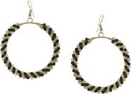 OLIVIA WELLES Eira Twist Hoop Earrings