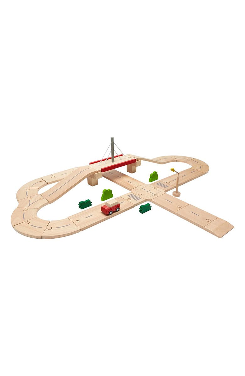 PlanToys<sup>®</sup> Road System Playset, Alternate, color, Assorted