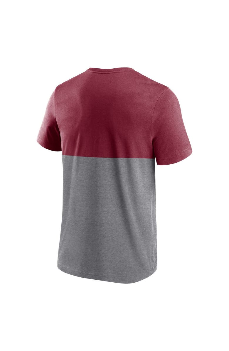 FANATICS Men's Fanatics Branded Red/Gray Atlanta United FC Striking Distance T-Shirt, Alternate, color,