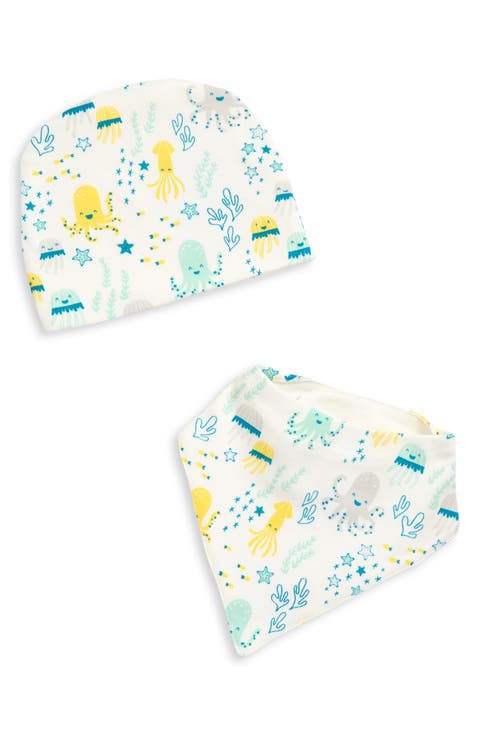 Organic Cotton Hat & Bib Set (Baby)