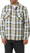 O'Neill Glacier Plaid High Pile Fleece Shirt Jacket