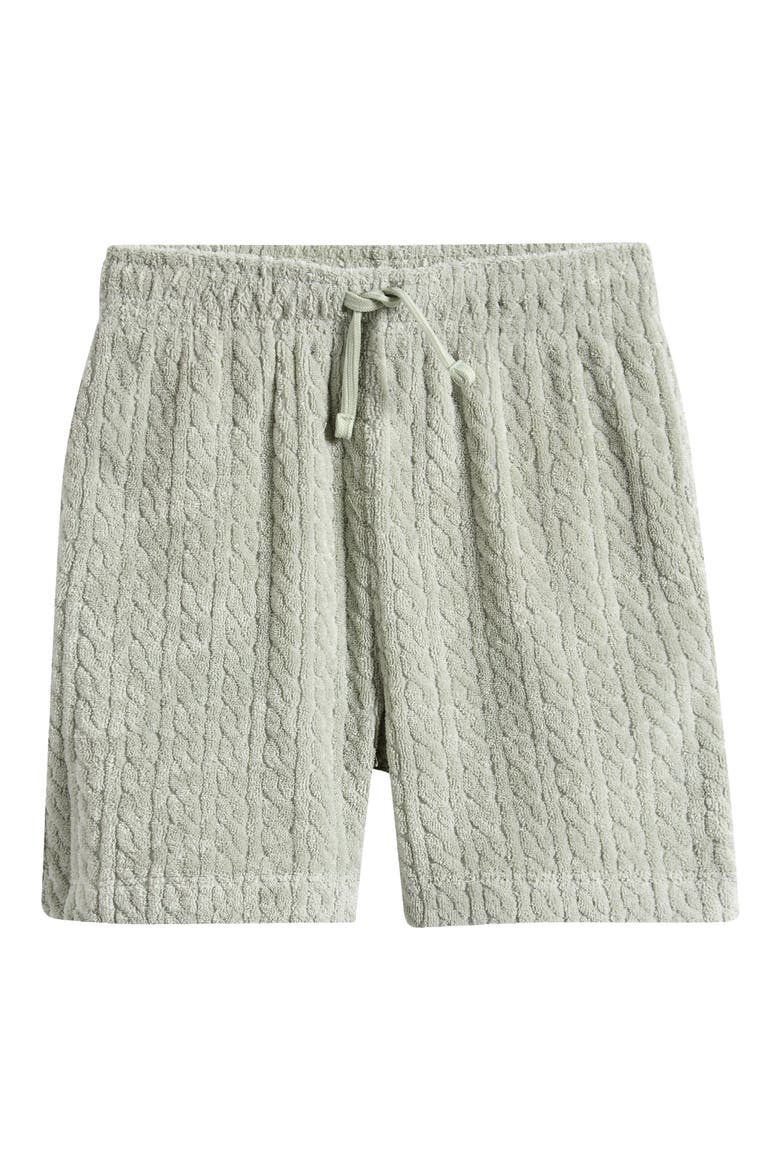 Kids' Tide Terry Shorts, Main, color, SAGE