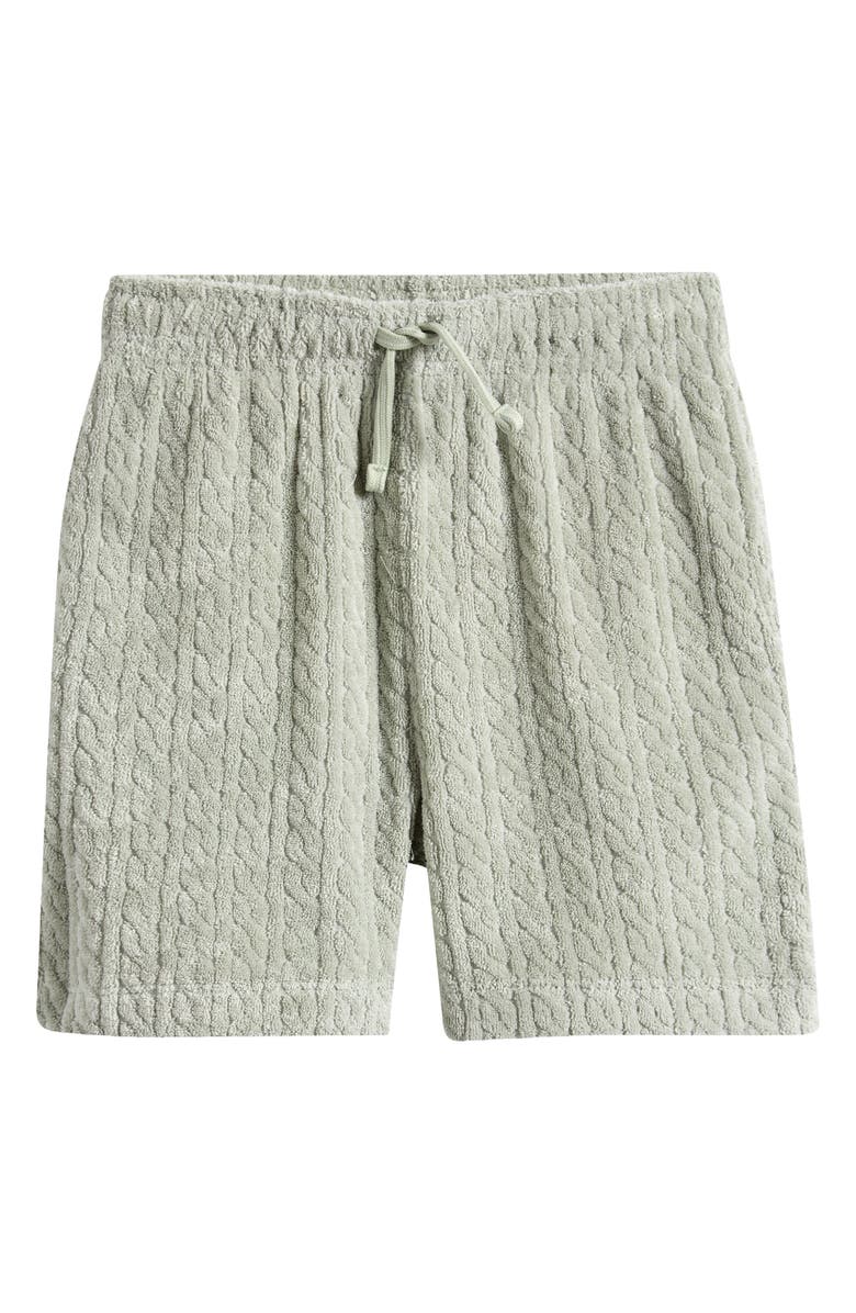 Reiss Kids' Tide Terry Shorts, Main, color, Sage