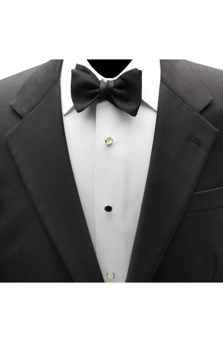 Cufflinks, Inc. Double Sided Shirt Studs, Alternate, color, Metallic Silver