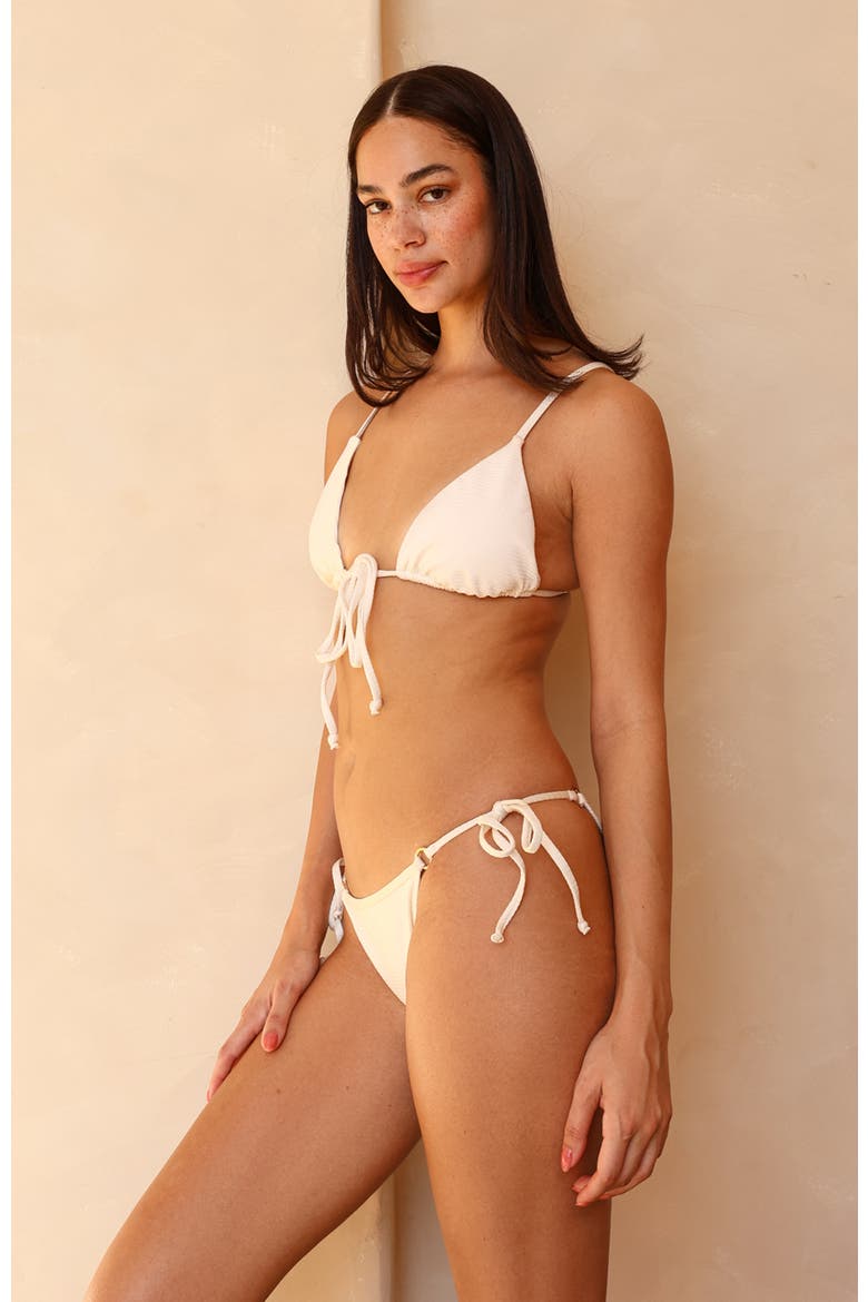 Talia Cheeky Bikini Bottom, Alternate, color, Dove