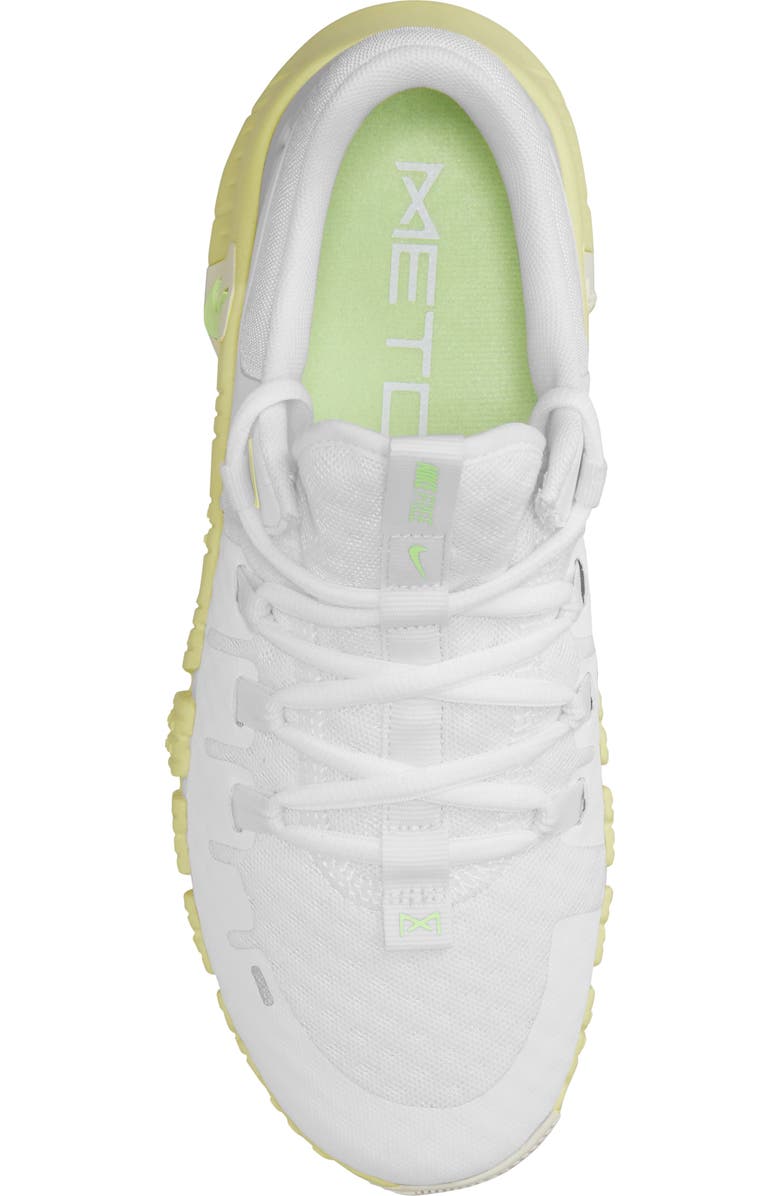 Nike Free Metcon 5 Training Shoe, Alternate, color, White/ Lime/ Green