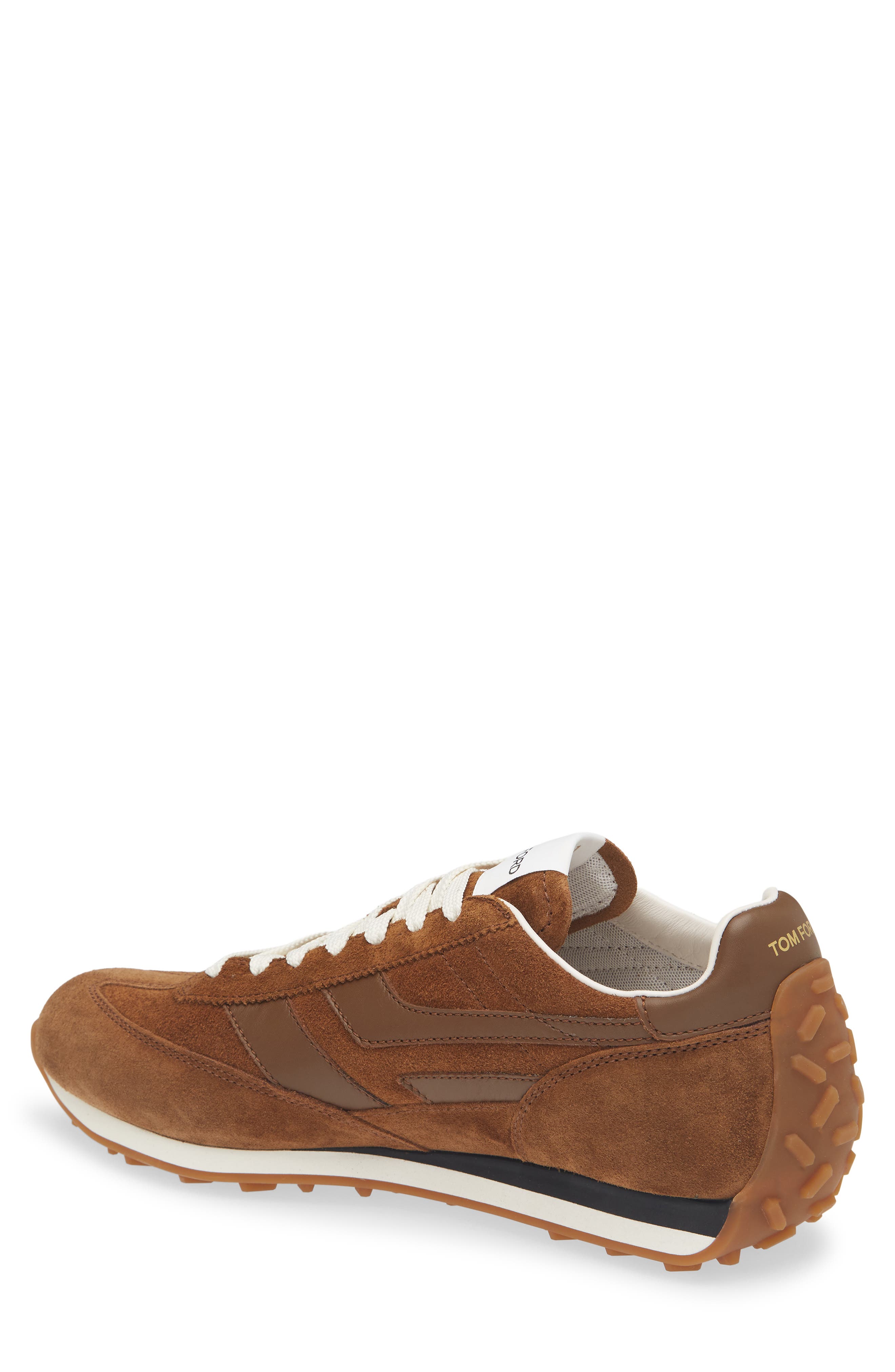 Mick Mixed Media Sneaker, Alternate, color, ERE WHISKY/ AMBER